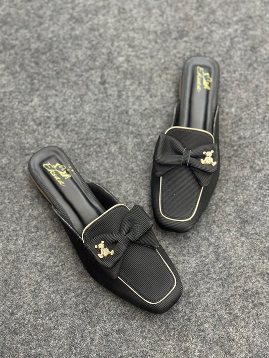 Black loafers